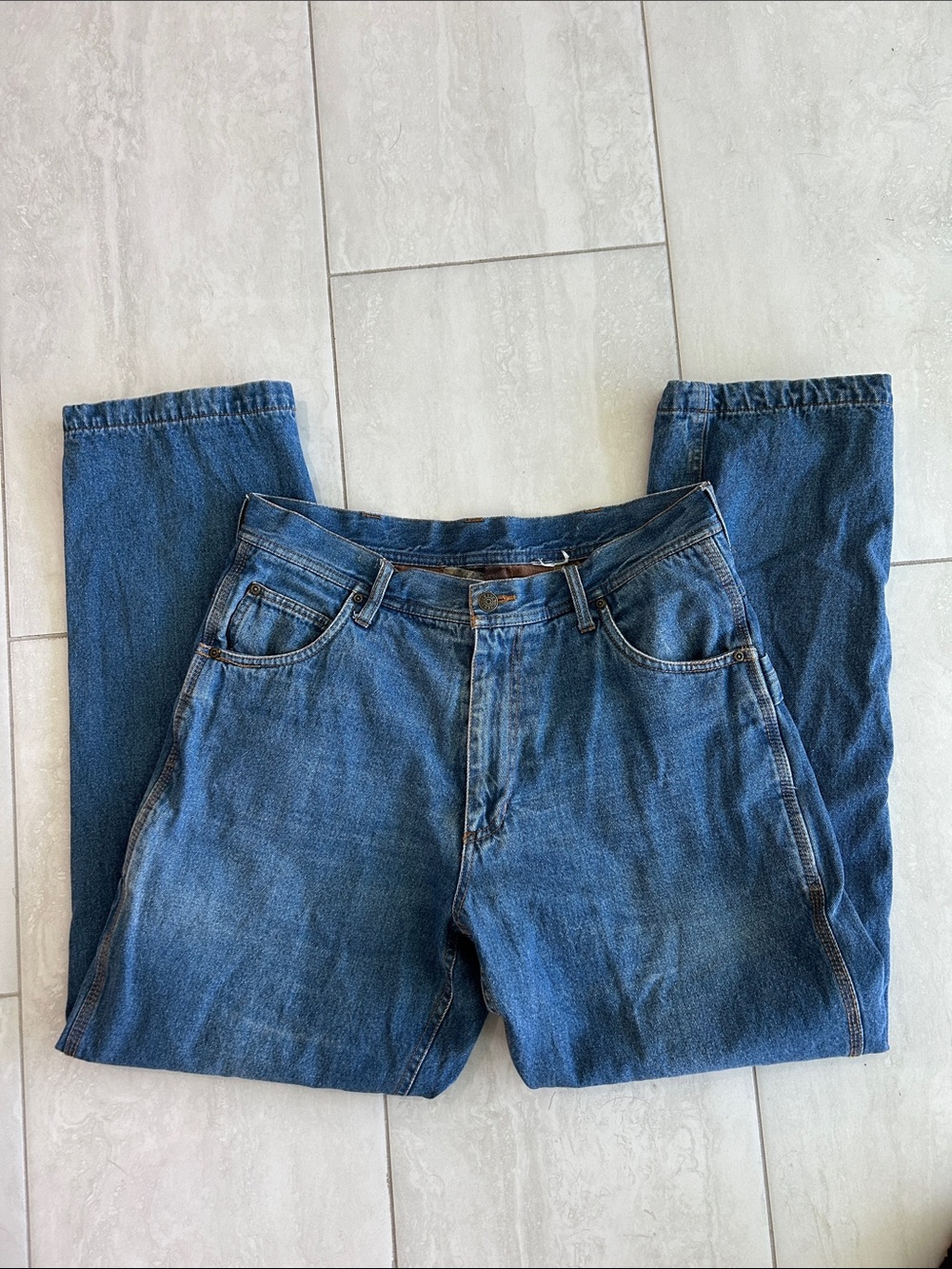 Lakin McKay Men’s Lined Blue Jeans Size 34/30